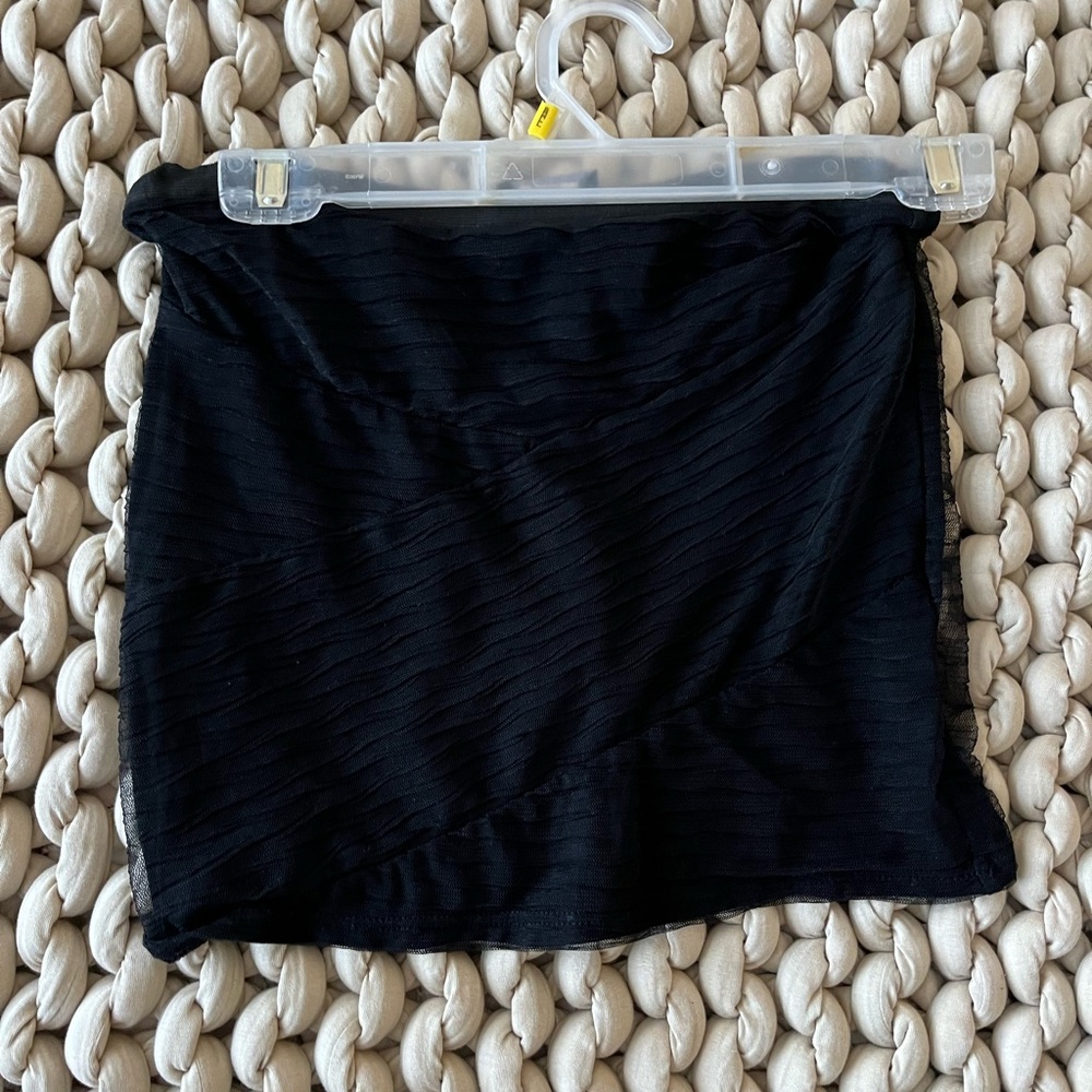 Wet Seal Black Mini Skirt